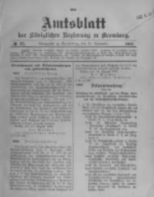 Amtsblatt der Königlichen Preussischen Regierung zu Bromberg. 1908.09.10 No.37