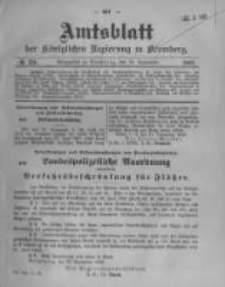 Amtsblatt der Königlichen Preussischen Regierung zu Bromberg. 1908.09.24 No.39