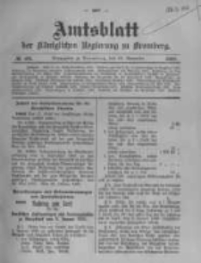 Amtsblatt der Königlichen Preussischen Regierung zu Bromberg. 1908.11.26 No.48
