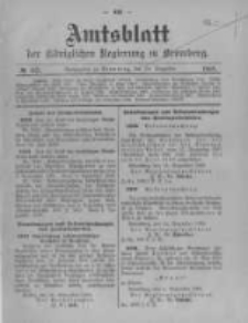 Amtsblatt der Königlichen Preussischen Regierung zu Bromberg. 1908.12.24 No.52