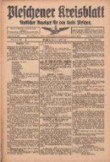 Pleschener Kreisblatt: Amtlicher Anzeiger f&uuml;r den Kreis Pleschen 1916.04.19 Jg.64 Nr32