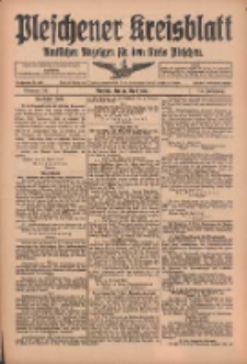 Pleschener Kreisblatt: Amtlicher Anzeiger für den Kreis Pleschen 1916.04.26 Jg.64 Nr34