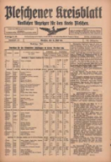 Pleschener Kreisblatt: Amtlicher Anzeiger f&uuml;r den Kreis Pleschen 1916.05.10 Jg.64 Nr38