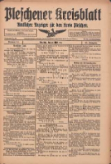 Pleschener Kreisblatt: Amtlicher Anzeiger f&uuml;r den Kreis Pleschen 1916.05.20 Jg.64 Nr41