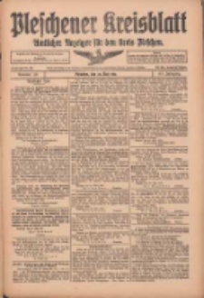 Pleschener Kreisblatt: Amtlicher Anzeiger f&uuml;r den Kreis Pleschen 1916.05.24 Jg.64 Nr42