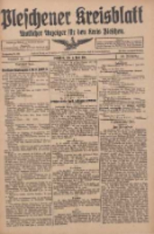 Pleschener Kreisblatt: Amtlicher Anzeiger für den Kreis Pleschen 1916.06.03 Jg.64 Nr45