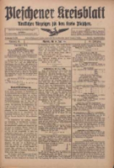 Pleschener Kreisblatt: Amtlicher Anzeiger f&uuml;r den Kreis Pleschen 1916.06.24 Jg.64 Nr51