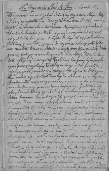 Na oczyszczenie Najś. M. P.