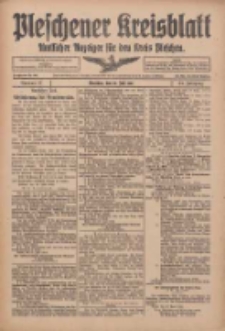 Pleschener Kreisblatt: Amtlicher Anzeiger f&uuml;r den Kreis Pleschen 1916.07.15 Jg.64 Nr57