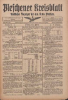 Pleschener Kreisblatt: Amtlicher Anzeiger f&uuml;r den Kreis Pleschen 1916.07.22 Jg.64 Nr59