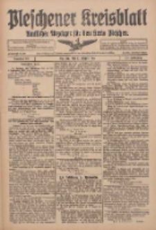 Pleschener Kreisblatt: Amtlicher Anzeiger f&uuml;r den Kreis Pleschen 1916.08.23 Jg.64 Nr68