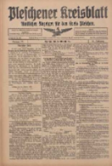 Pleschener Kreisblatt: Amtlicher Anzeiger f&uuml;r den Kreis Pleschen 1916.10.28 Jg.64 Nr87