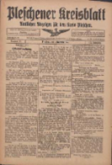 Pleschener Kreisblatt: Amtlicher Anzeiger f&uuml;r den Kreis Pleschen 1916.12.02 Jg.64 Nr97