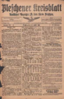 Pleschener Kreisblatt: Amtlicher Anzeiger f&uuml;r den Kreis Pleschen 1916.12.30 Jg.64 Nr104