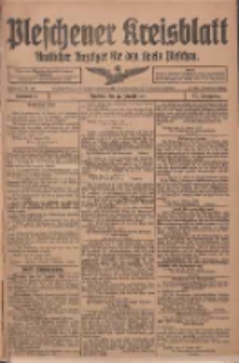 Pleschener Kreisblatt: Amtlicher Anzeiger f&uuml;r den Kreis Pleschen 1917.01.20 Jg.65 Nr6