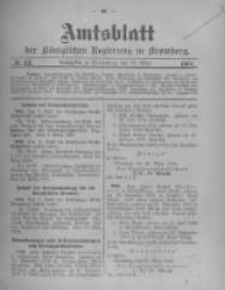 Amtsblatt der Königlichen Preussischen Regierung zu Bromberg. 1905.03.30 No.13