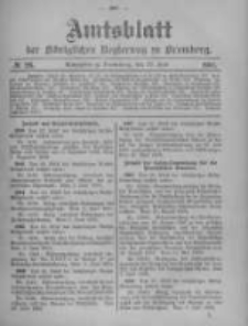Amtsblatt der K&ouml;niglichen Preussischen Regierung zu Bromberg. 1905.06.29 No.26