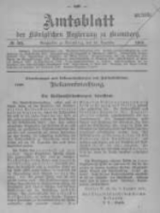 Amtsblatt der Königlichen Preussischen Regierung zu Bromberg. 1905.12.14 No.50