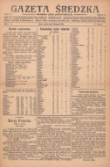 Gazeta Średzka: niezależne pismo polsko-katolickie 1922.11.14 R.1 Nr20