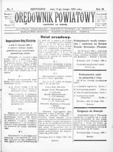 Orędownik Powiatowy 1923.02.17 R.48 Nr7