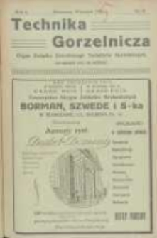 Technika Gorzelnicza: organ Związku Zawodowego Techników Gorzelniczych: poświęcony gorzelnictwu oraz pokrewnym gałęziom przemysłu rolnego i przetwórczego 1925 wrzesień R.4 Nr6
