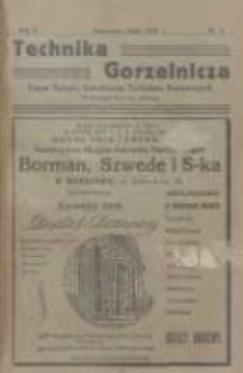 Technika Gorzelnicza: organ Związku Zawodowego Techników Gorzelniczych: poświęcony gorzelnictwu oraz pokrewnym gałęziom przemysłu rolnego i przetwórczego 1926 lipiec R.5 Nr4