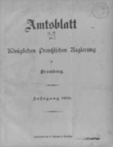 Amtsblatt der Königlichen Preussischen Regierung zu Bromberg. 1901.01.03 No.1