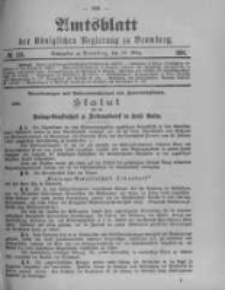 Amtsblatt der Königlichen Preussischen Regierung zu Bromberg. 1901.03.28 No.13
