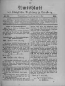 Amtsblatt der Königlichen Preussischen Regierung zu Bromberg. 1901.05.02 No.18