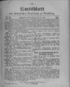 Amtsblatt der Königlichen Preussischen Regierung zu Bromberg. 1901.06.20 No.25