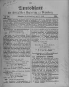 Amtsblatt der Königlichen Preussischen Regierung zu Bromberg. 1901.07.11 No.28