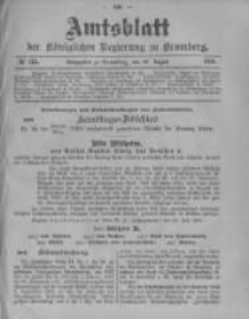 Amtsblatt der Königlichen Preussischen Regierung zu Bromberg. 1901.08.29 No.35