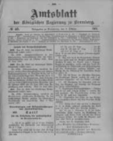 Amtsblatt der Königlichen Preussischen Regierung zu Bromberg. 1901.10.03 No.40