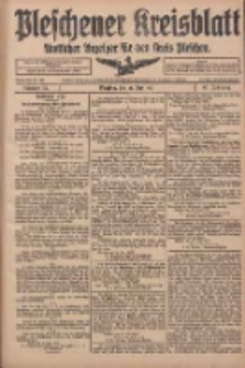 Pleschener Kreisblatt: Amtlicher Anzeiger f&uuml;r den Kreis Pleschen 1917.06.27 Jg.65 Nr51