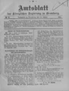 Amtsblatt der K&ouml;niglichen Preussischen Regierung zu Bromberg. 1911.01.12 No.2