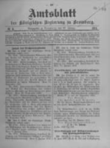 Amtsblatt der Königlichen Preussischen Regierung zu Bromberg. 1911.01.26 No.4