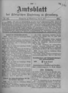 Amtsblatt der Königlichen Preussischen Regierung zu Bromberg. 1911.07.06 No.27