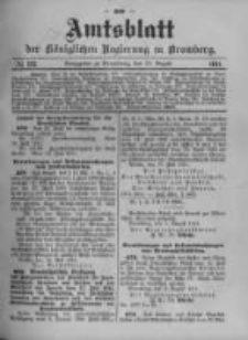 Amtsblatt der K&ouml;niglichen Preussischen Regierung zu Bromberg. 1911.08.10 No.32