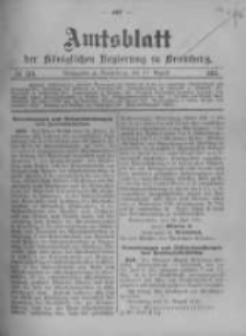 Amtsblatt der Königlichen Preussischen Regierung zu Bromberg. 1911.08.17 No.33