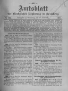 Amtsblatt der Königlichen Preussischen Regierung zu Bromberg. 1911.09.28 No.39