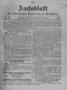 Amtsblatt der Königlichen Preussischen Regierung zu Bromberg. 1911.11.30 No.49