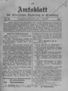 Amtsblatt der Königlichen Preussischen Regierung zu Bromberg. 1911.12.07 No.50