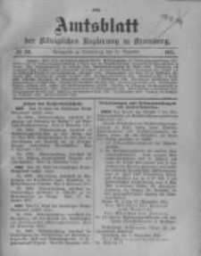 Amtsblatt der K&ouml;niglichen Preussischen Regierung zu Bromberg. 1911.12.14 No.51