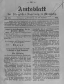 Amtsblatt der K&ouml;niglichen Preussischen Regierung zu Bromberg. 1911.12.28 No.53