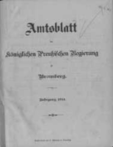 Amtsblatt der Königlichen Preussischen Regierung zu Bromberg. 1914.01.03 No.1