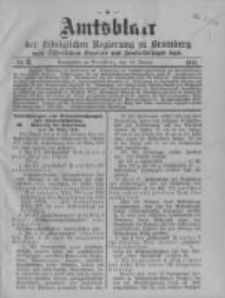 Amtsblatt der K&ouml;niglichen Preussischen Regierung zu Bromberg. 1914.01.10 No.2