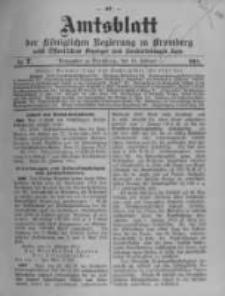 Amtsblatt der Königlichen Preussischen Regierung zu Bromberg. 1914.02.14 No.7