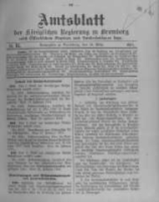 Amtsblatt der Königlichen Preussischen Regierung zu Bromberg. 1914.03.14 No.11