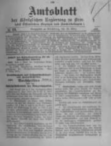 Amtsblatt der Königlichen Preussischen Regierung zu Bromberg. 1914.03.28 No.13