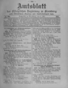 Amtsblatt der Königlichen Preussischen Regierung zu Bromberg. 1914.05.02 No.18